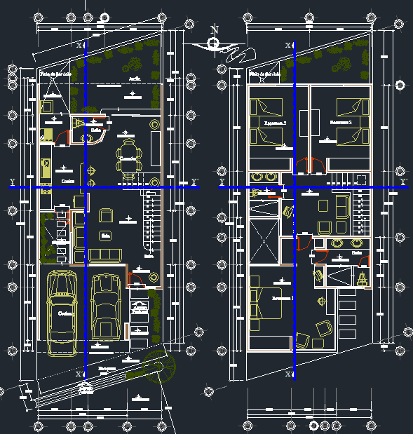 100m2 G+1 House Ar Design 3 Options